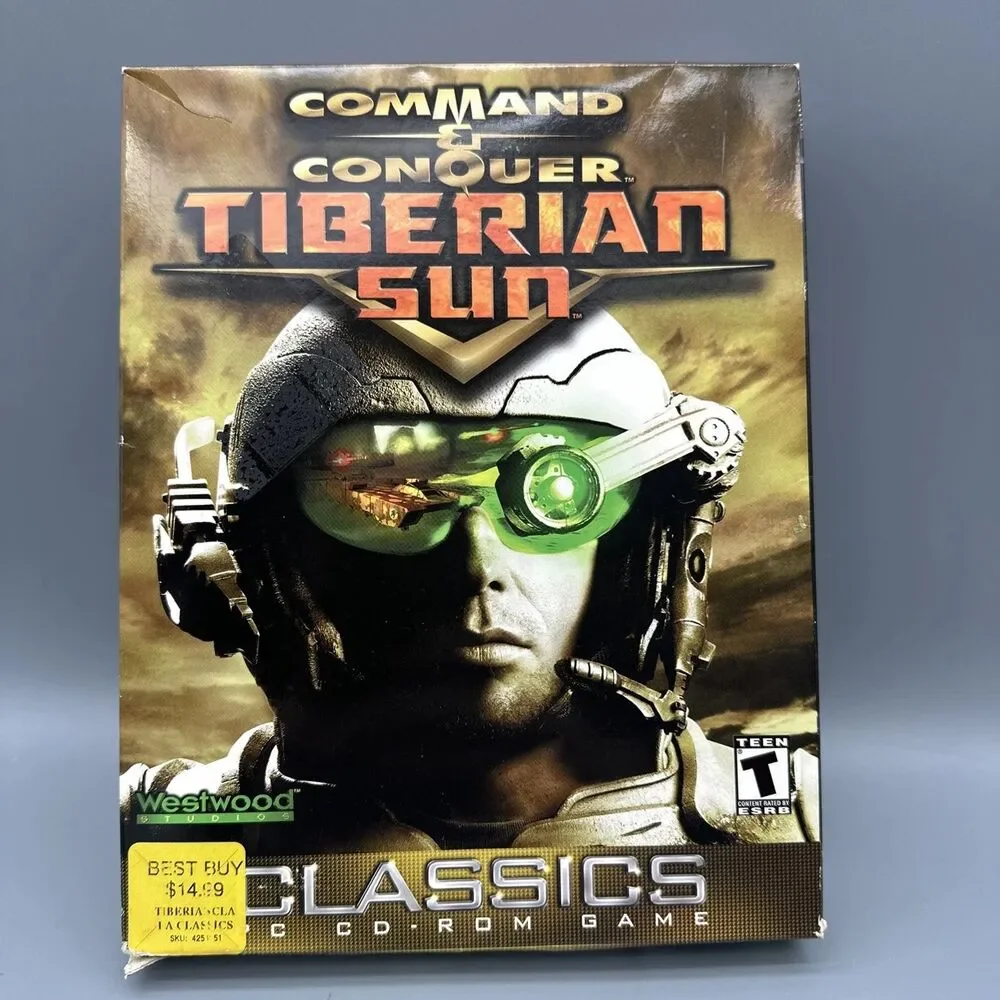 Command & Conquer Tiberian Sun PC Big Box (2001) Brand New Sealed Westwood Studi